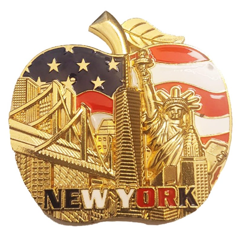 Favorict Color May Vary. New York Souvenir Fridge NY Magnet - NYC Magnet (Pack 1) - Image 1